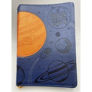 Big Picture Interactive Kid’s Bible Blue/Orange Creation Duotone Leather Cover